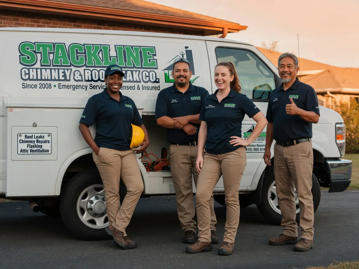 Chimney flashing repair company in Fittstown, OK
